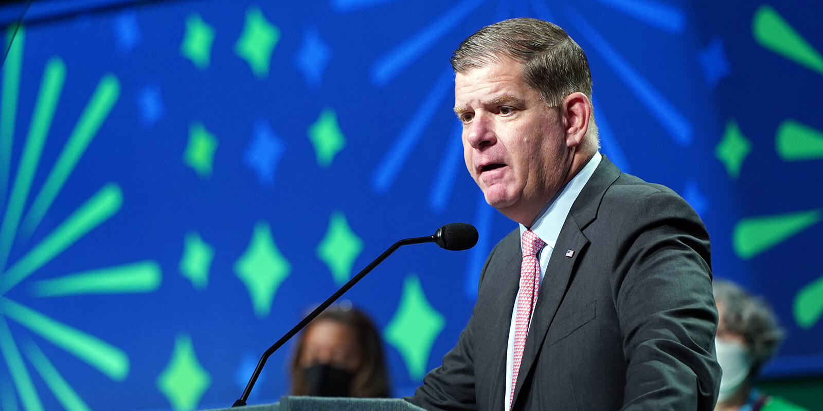 Labor Secretary Marty Walsh speaks at the AFSCME Convention
